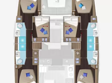 Catamaran hire in Alimos - Lagoon Lagoon 51