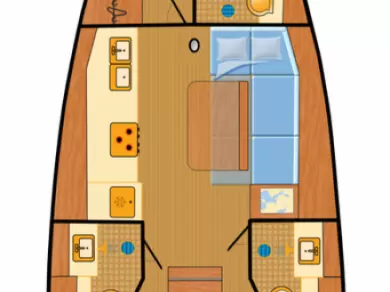 Dufour Dufour 390 charter bareboat or skippered in  Pula