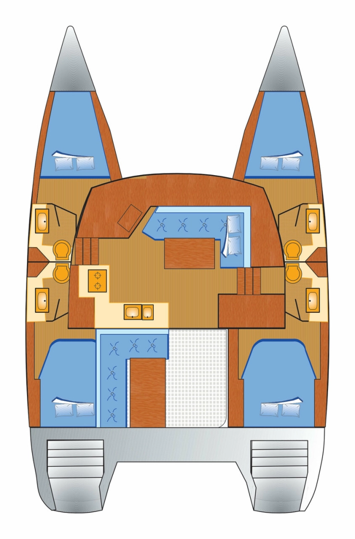 Fountaine Pajot Lucia 40 charter bareboat or skippered in  Rogoznica