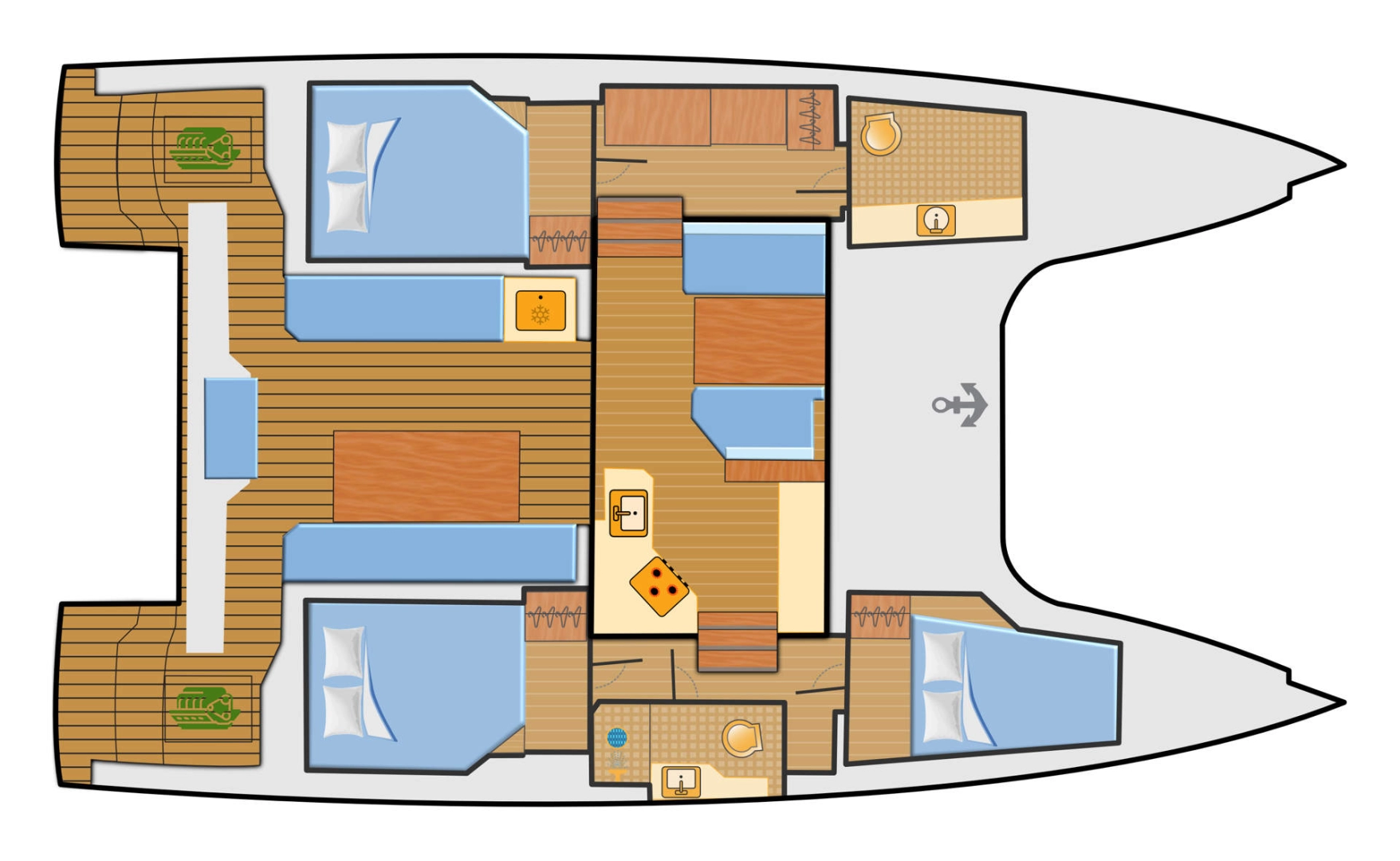 Hire Catamaran with or without skipper Nautitech Rogoznica