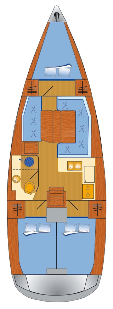 Hire a Jeanneau Sun Odyssey 389 Rogoznica