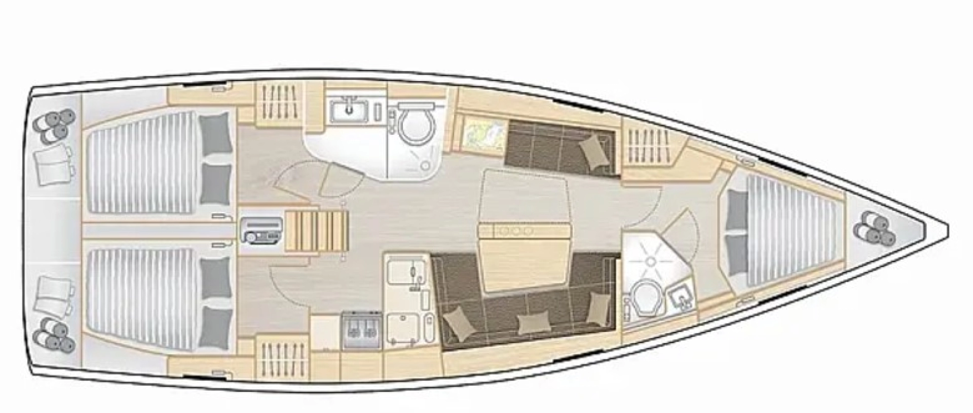 Sailboat to hire Lefkáda at the best price