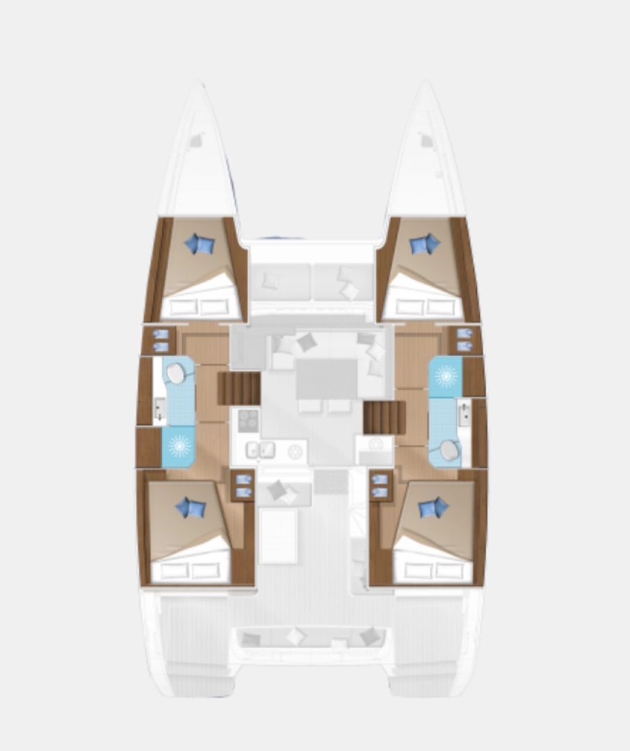 Catamaran to hire Novi Vinodolski at the best price