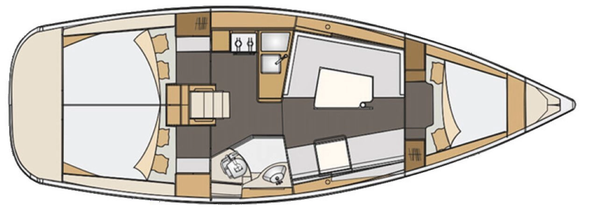 Charter a Elan Impression 35 in Punat on Samboat