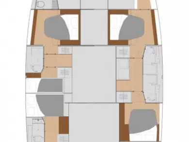 Hire Catamaran Fountaine Pajot with a boat licence
