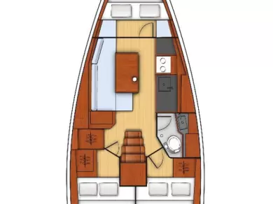 Hire Sailboat with or without skipper Bénéteau Split