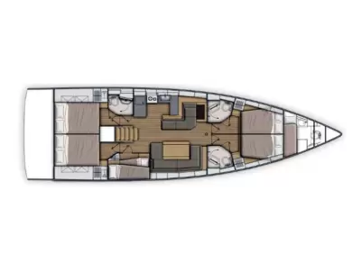 Hire Sailboat Bénéteau with a boat licence