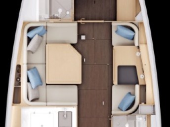 Jeanneau Sun Odyssey 415 charter bareboat or skippered in  Split