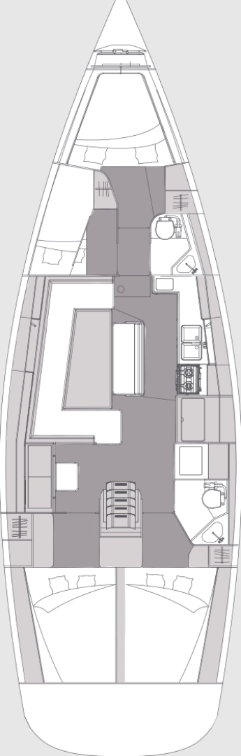 Sailboat hire in Punat - Elan Impression 45.1