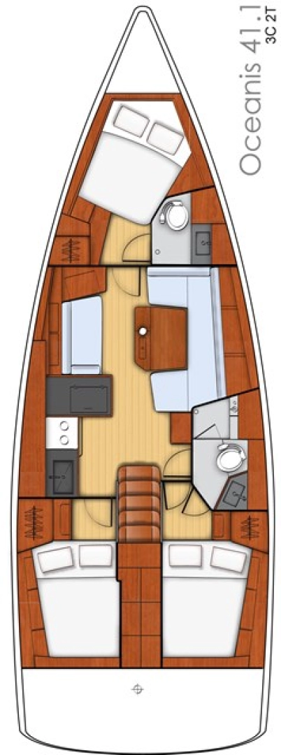 Sailboat hire in Alimos - Bénéteau Oceanis 41.1