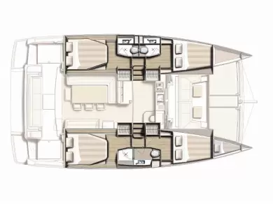 Bali Bali 4.1 charter bareboat or skippered in  Biograd na Moru