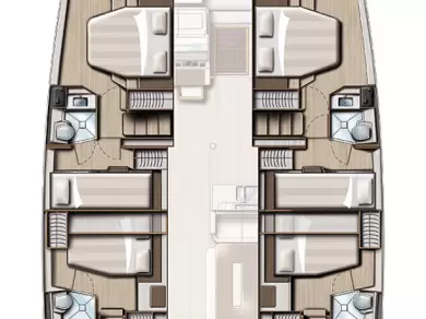 Hire Catamaran with or without skipper Bali Kaštela