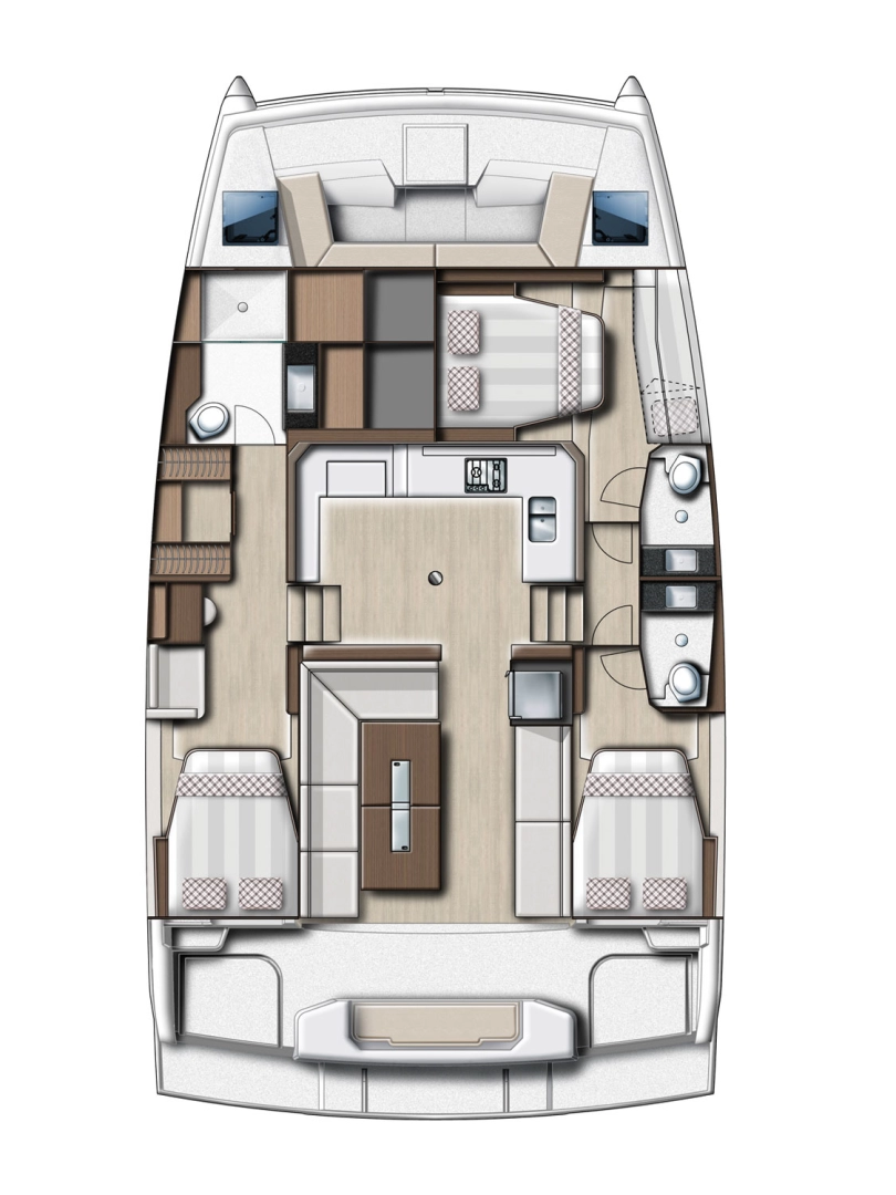 Yacht hire Šibenik cheap Bali Catspace Voile