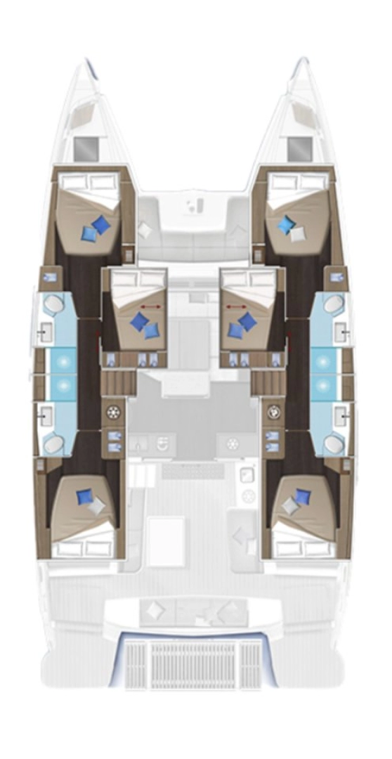 Yacht hire Tromsø cheap Lagoon 51