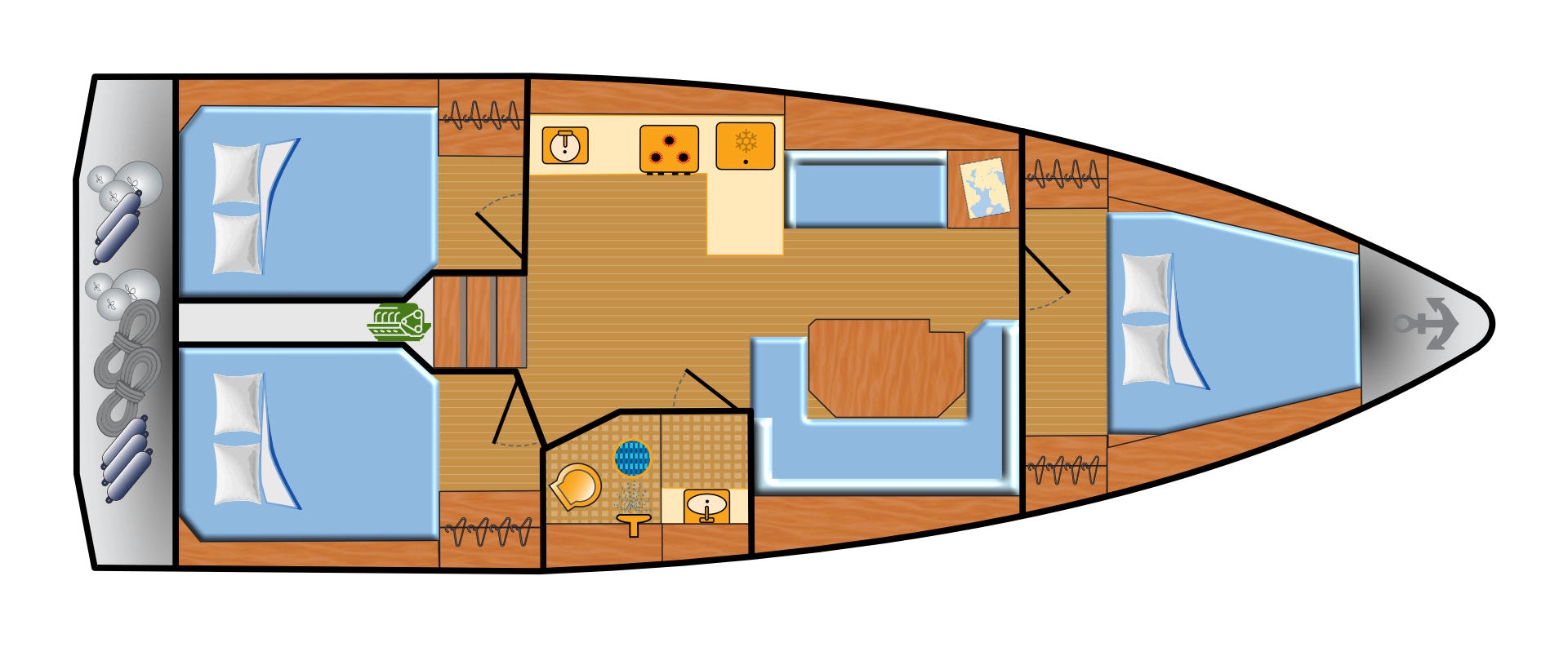 Sailboat hire in Palma de Mallorca - Bavaria Bavaria C38