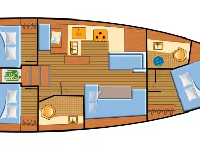 Yacht charter Palma de Mallorca - Jeanneau Sun Odyssey 410 on SamBoat