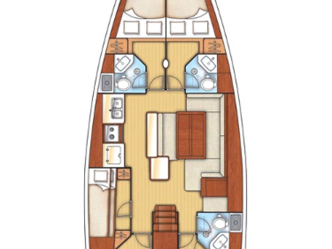 Sailboat to hire Vlycho at the best price