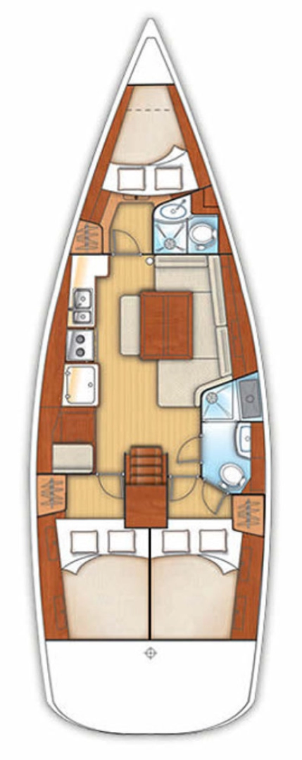 Hire Sailboat Bénéteau with a boat licence