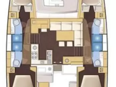 Hire Catamaran Lagoon with a boat licence