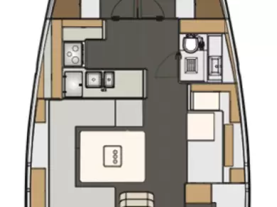 Elan Impression 50 charter bareboat or skippered in  Split