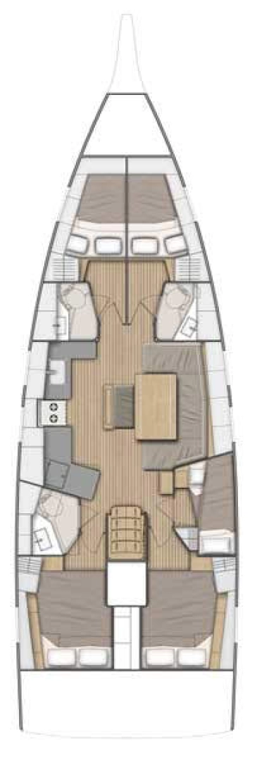 Yacht charter Split - Bénéteau Oceanis 46.1 on SamBoat
