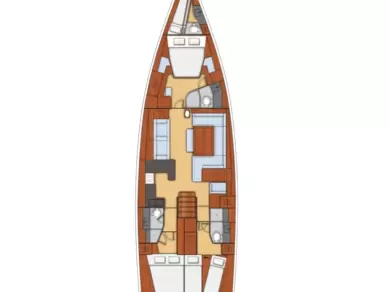 Yacht charter Kaštela - Bénéteau Oceanis 60 on SamBoat