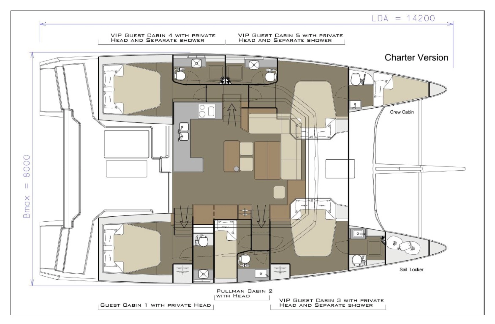 Charter a Dufour Dufour Catamarans 48 Sail in Pirovac on Samboat