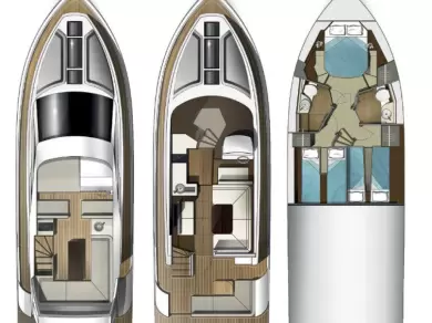 Hire Luxury Yacht with or without skipper Galeon Sukošan