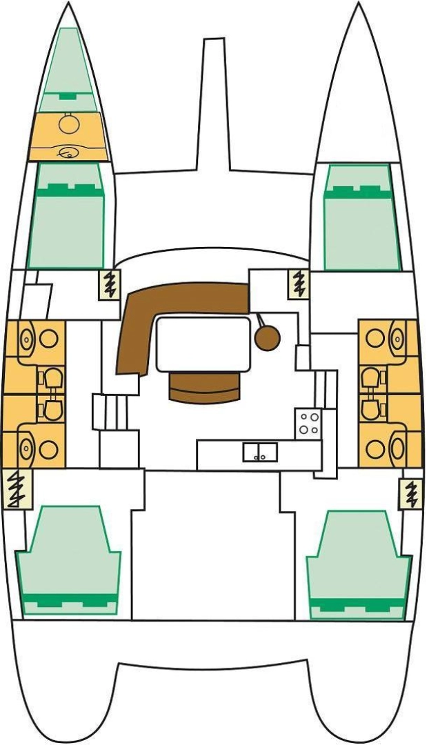 Catamaran to hire Marina (City) at the best price