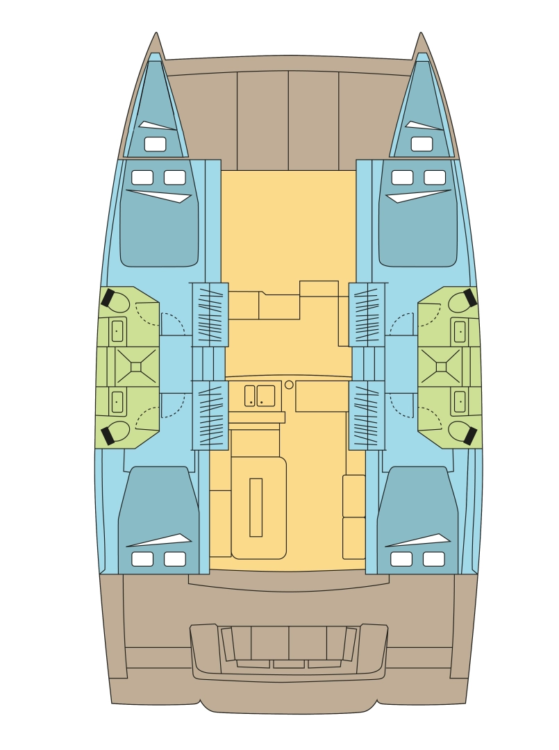 Hire Catamaran with or without skipper Bali Saint George's