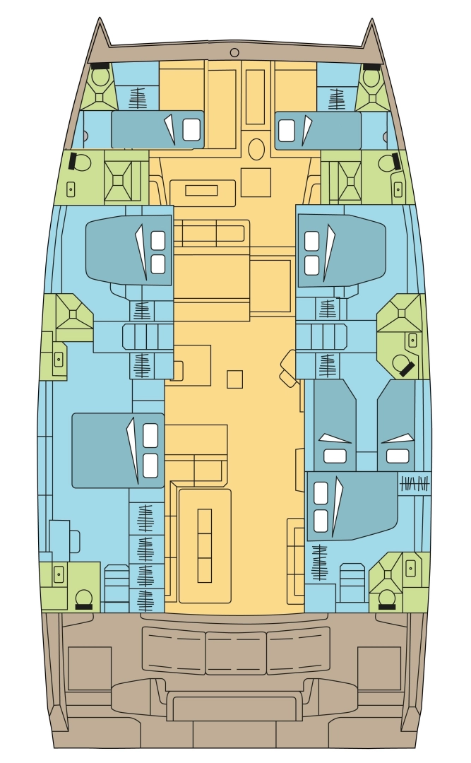 Bali Bali 5.4 charter bareboat or skippered in  Nassau