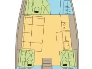 Yacht hire Lefkáda cheap Dufour 41