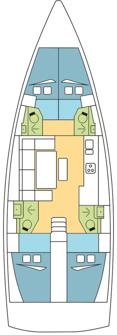 Charter a Dufour Dufour 460 Grand Large in Seget Donji on Samboat