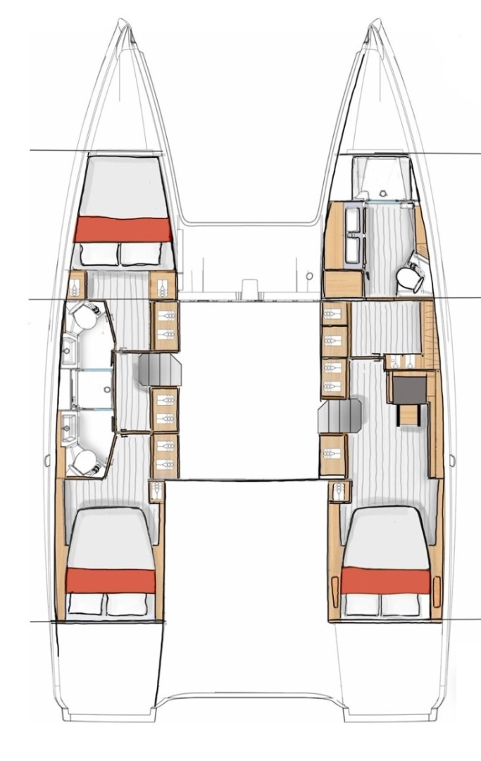 Hire a Excess Excess 13 - 3 + 1 cab. Olbia