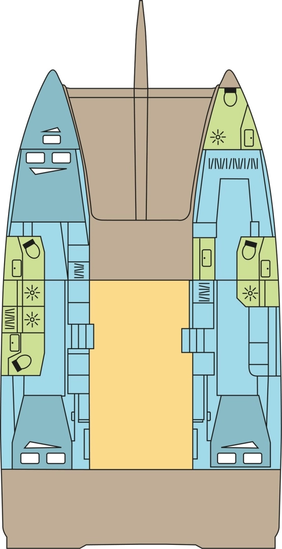Catamaran hire in Saint George's - Excess Excess 14