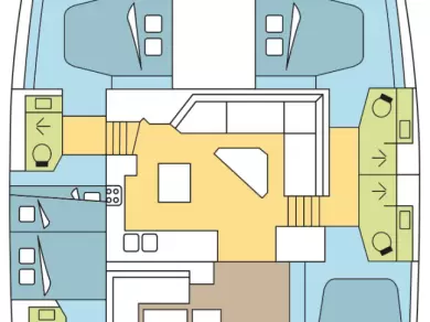 Hire a Fountaine Pajot Saona 47 Jolly Harbour