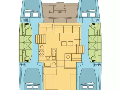 Yacht hire Saint George's cheap Lagoon 450