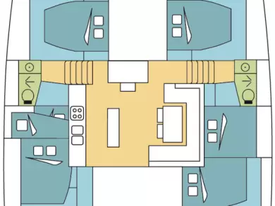 Yacht charter Alimos - Lagoon Lagoon 52 F on SamBoat