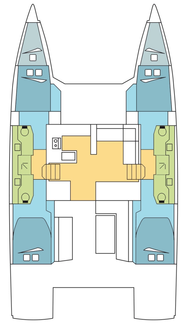 Charter a Bavaria Nautitech 47 Power - 4 + 2 cab. in Seget Donji on Samboat