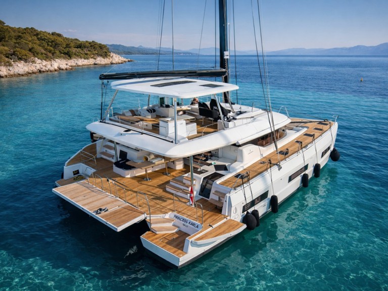 Catamaran to hire Kaštela at the best price