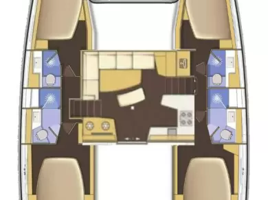 Hire Catamaran Lagoon with a boat licence