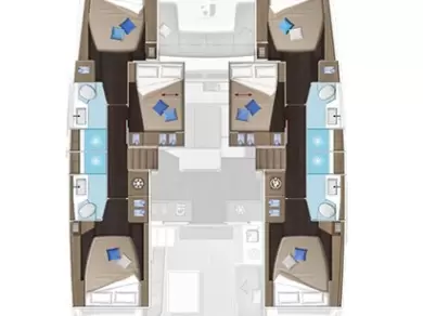 Hire Catamaran Lagoon with a boat licence