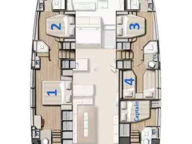 Hire Catamaran with or without skipper Bali Capo d'Orlando