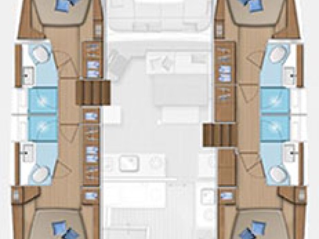 Yacht charter Gouvia - Lagoon Lagoon 46 on SamBoat