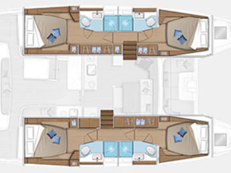 Yacht hire Pálairos cheap Lagoon 46