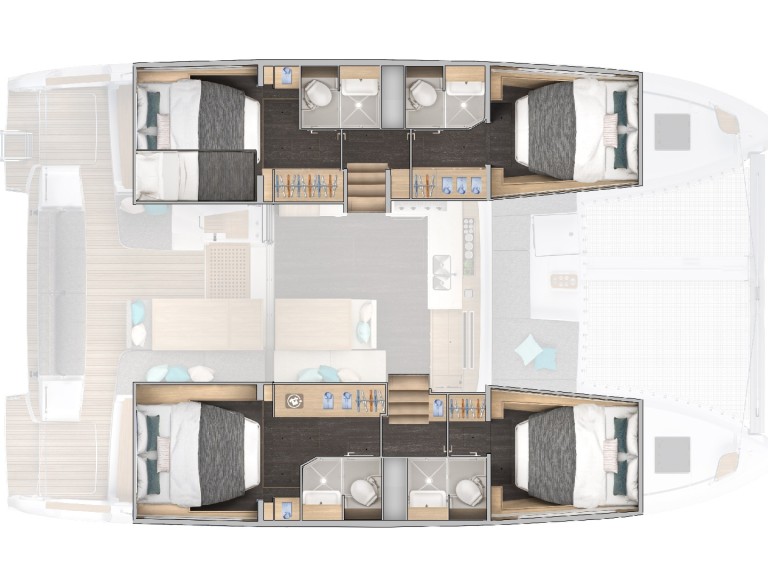 Catamaran to hire Benitses at the best price