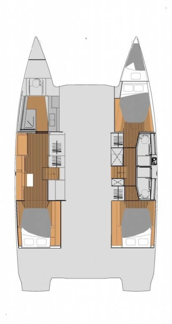 Hire Catamaran Fountaine Pajot with a boat licence