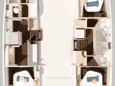 Fountaine Pajot Fountaine Pajot FP 44 Maestro - 3 cab. charter bareboat or skippered in  Frenchtown