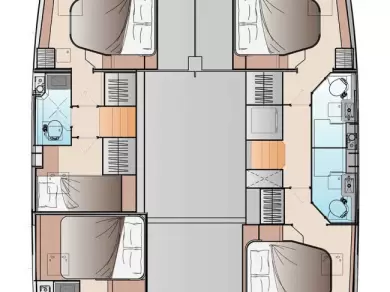 Catamaran hire in Frenchtown - Fountaine Pajot Fountaine Pajot FP 48 Quintet 5
