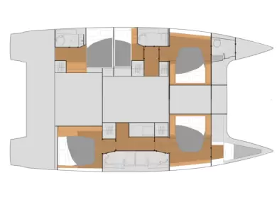 Fountaine Pajot Tanna 47 charter bareboat or skippered in  Frenchtown